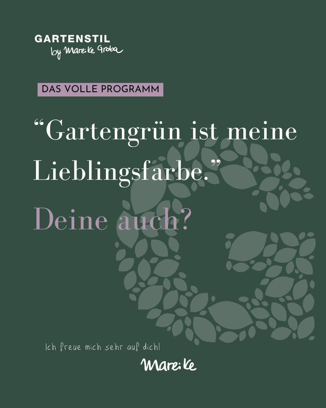 Gartenplanungsworkshop Planen & Blühen