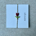 Handgeknüpfte Mini-Tulpen Bändli von kdysgn