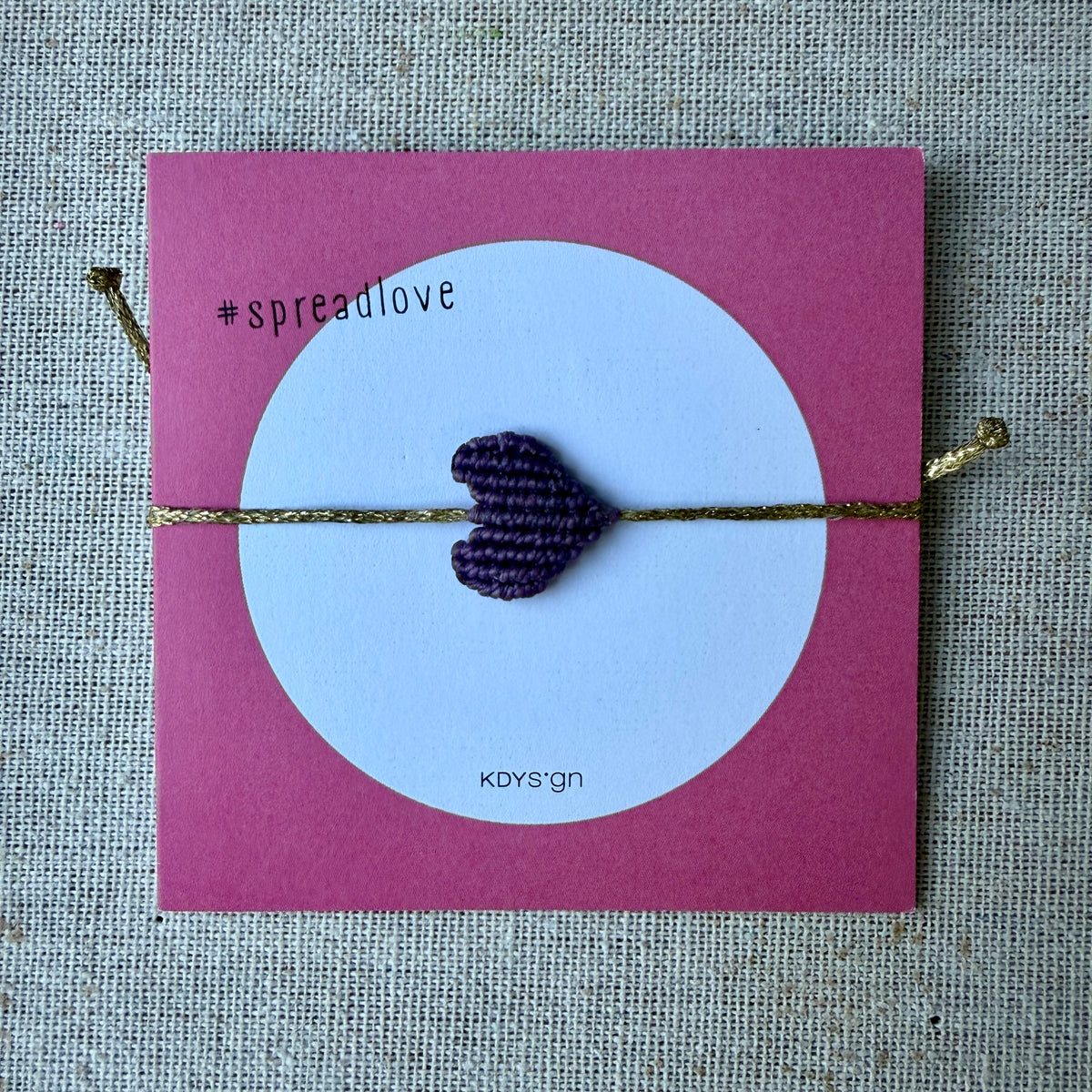 Handgeknüpfte Herzli-Armbändeli von kdysgn